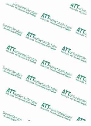 ATT淺色轉印紙，燙畫紙，T恤轉印紙