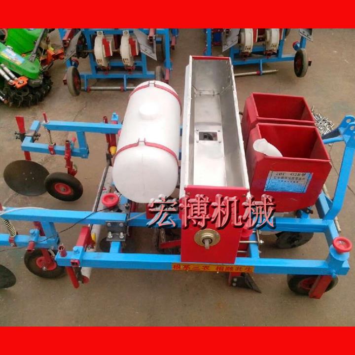 兩行花生播種覆膜機(jī) 多功能高速花生玉米播種覆膜機(jī)